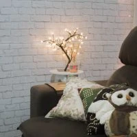 Parede de tijolinhos na sala! Antes e depois.