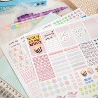 Adesivos para planner: como fazer + imprima grátis!