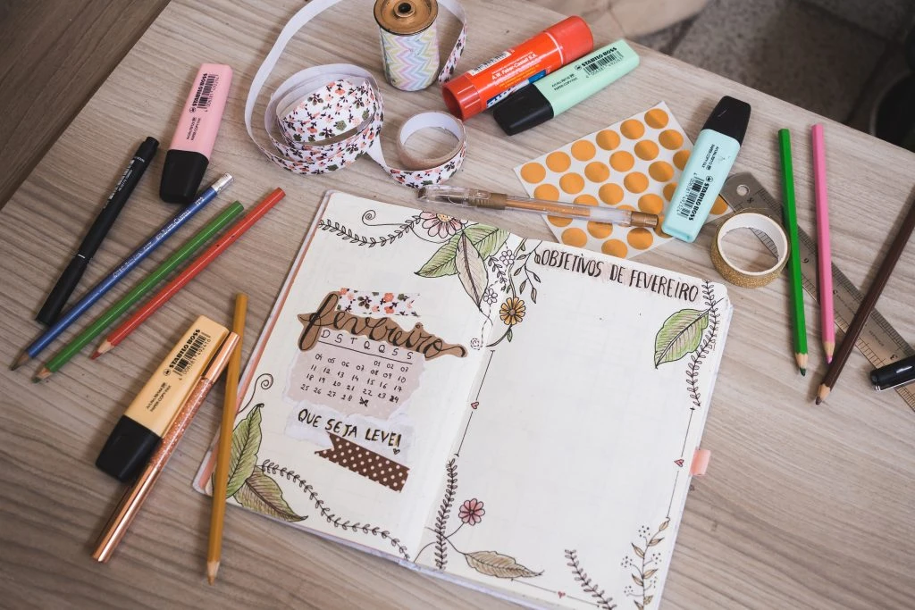 Bullet journal fevereiro de 2018 - Ideias