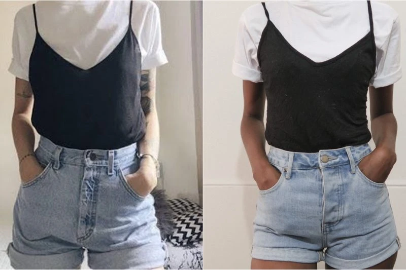 3 LOOKS TUMBLR COM ROUPAS SIMPLES